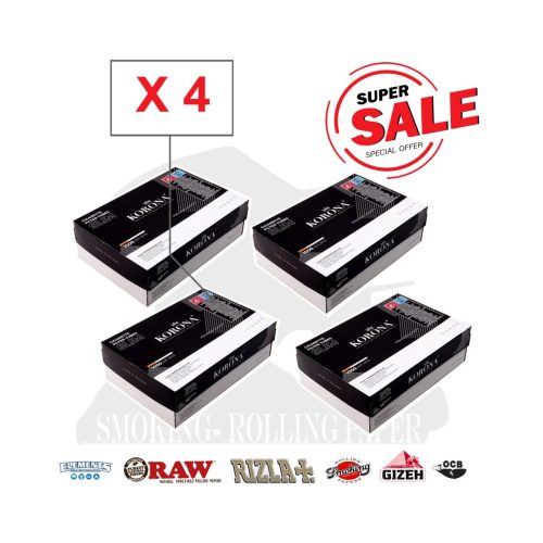 master-117 Άδεια τσιγάρα για γέμισμα Korona Slim 6,8 mm – 4 κουτιά των 1000 τεμαχίων