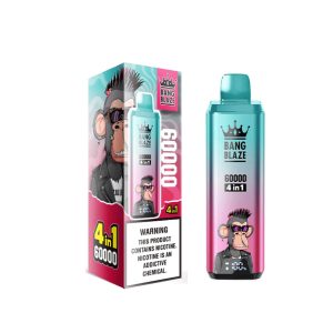 Bang Blaze 60K 4-in-1 – 60.000 τζούρες – Φράουλα Μάνγκο / Τσιχλόφουσκα Καρπούζι / Κόκκινο Μοχίτο / Amore 66
