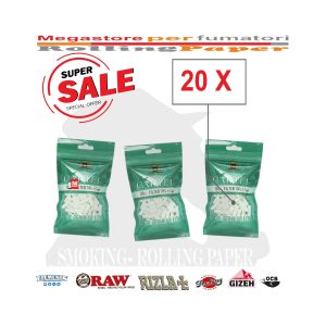 Φιλτράκια Cartel Semi Regular 7 × 22 mm – 20 σακουλάκια των 100 φίλτρων