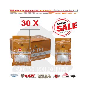 Φιλτράκια Cartel Super Slim 5,3 × 22 mm – 30 σακουλάκια των 100 φίλτρων