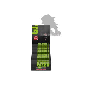 Χαρτάκια στριφτού Gizeh Fine Black Regular – συσκευασία με 25 πακετάκια