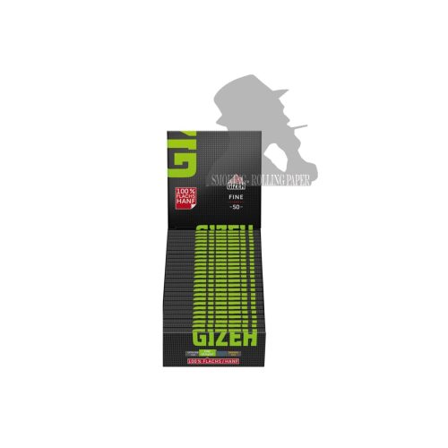 master-182 Χαρτάκια στριφτού Gizeh Fine Black Regular – συσκευασία με 25 πακετάκια