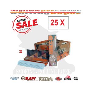 Χαρτάκια στριφτού Gizeh Duo Pure King Size με φίλτρα – συσκευασία με 25 πακετάκια