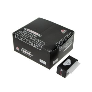 Χαρτάκια στριφτού σε ρολό Gizeh Extra Fine Black Rolls Slim – 20 ρολά