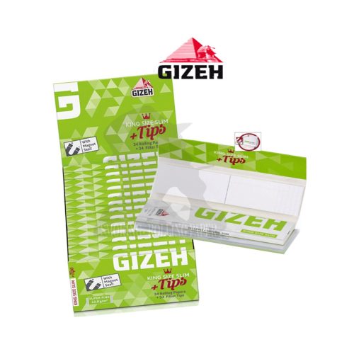 master-195 Χαρτάκια στριφτού Gizeh Super Fine King Size Slim με φίλτρα – συσκευασία με 26 πακετάκια