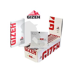 Χαρτάκια στριφτού Gizeh Fine Red Regular – συσκευασία με 20 πακετάκια