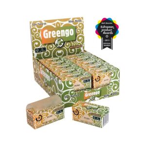 Χαρτάκια στριφτού σε ρολό Greengo Green Gold White Rolls Slim – 24 ρολά