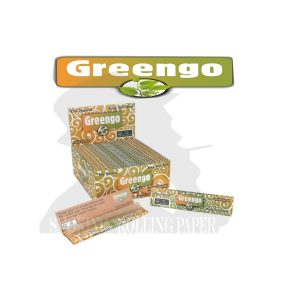 Χαρτάκια στριφτού Greengo Green King Size Slim – συσκευασία με 50 πακετάκια