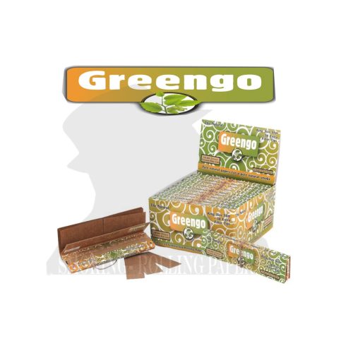 master-204 Χαρτάκια στριφτού Greengo Green King Size Slim με φίλτρα – συσκευασία με 24 πακετάκια