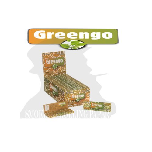 master-205 Χαρτάκια στριφτού Greengo Classic Green White Regular – συσκευασία με 50 πακετάκια