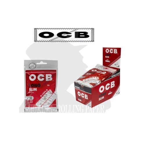 master-223 Φιλτράκια OCB Slim 6 mm μακριά – 10 σακουλάκια των 100 φίλτρων