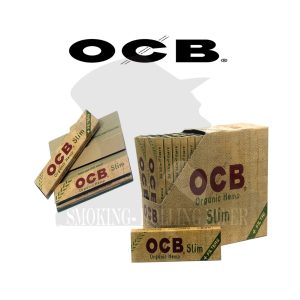 Χαρτάκια στριφτού OCB Organic King Size Slim με φίλτρα – συσκευασία με 32 πακετάκια