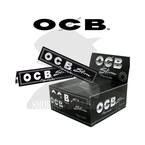 master-232 Χαρτάκια στριφτού OCB Premium Black King Size Slim – συσκευασία με 50 πακετάκια