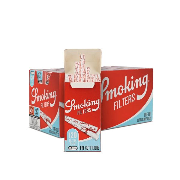 master-24 Φιλτράκια Smoking Ultra Slim 5,7 mm σε στικ – 120 φίλτρα