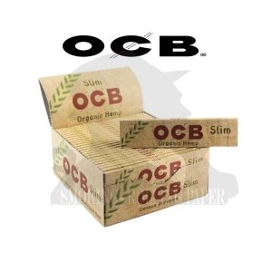 Χαρτάκια στριφτού OCB Organic King Size Slim – συσκευασία με 50 πακετάκια