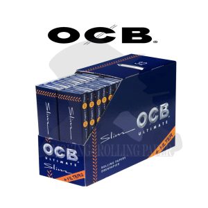 Χαρτάκια στριφτού OCB Ultimate King Size Slim με φίλτρα – συσκευασία με 32 πακετάκια