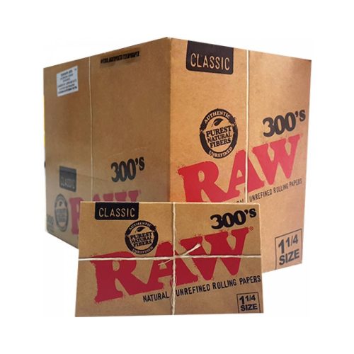 master-253 Χαρτάκια στριφτού RAW Classic 300's Medium 1¼ – 40 πακετάκια των 300 φύλλων