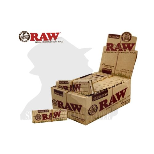 master-260 Χαρτάκια στριφτού RAW Organic Connoisseur Medium 1¼ με φίλτρα – συσκευασία με 24 πακετάκια