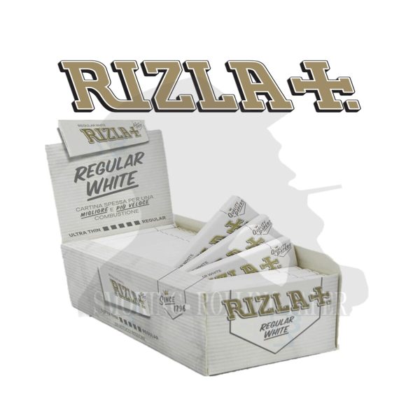 master-295 Χαρτάκια στριφτού Rizla White Regular – συσκευασία με 50 πακετάκια