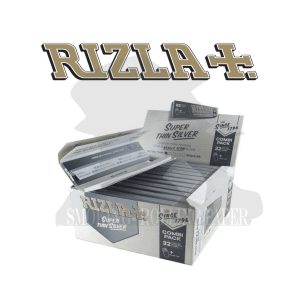 Χαρτάκια στριφτού Rizla Silver King Size Slim με φίλτρα – συσκευασία με 24 πακετάκια