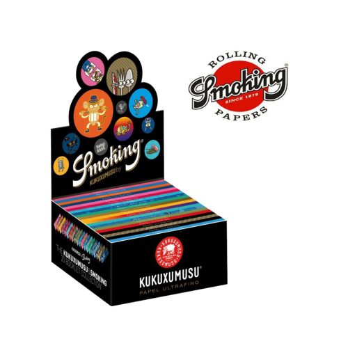 master-320 Χαρτάκια στριφτού Smoking Kukuxumusu Ultra Fine King Size Slim – συσκευασία με 50 πακετάκια