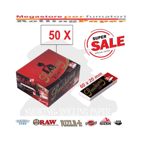 master-322 Χάρτινα τζιβανάκια Smoking Deluxe Medium Slim – 50 μπλοκάκια