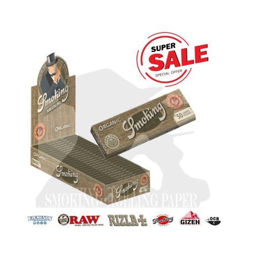 master-325 Χαρτάκια στριφτού Smoking Organic ECO Regular – συσκευασία με 25 πακετάκια
