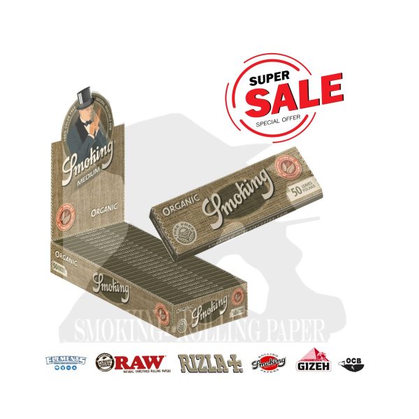 master-325 Χαρτάκια στριφτού Smoking Organic ECO Regular – συσκευασία με 25 πακετάκια