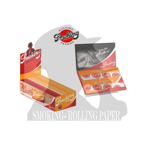 master-329 Χαρτάκια στριφτού Smoking Orange Regular – συσκευασία με 25 πακετάκια