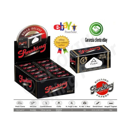 master-335 Χαρτάκια στριφτού σε ρολό Smoking Deluxe Rolls Regular 44 mm × 4 m