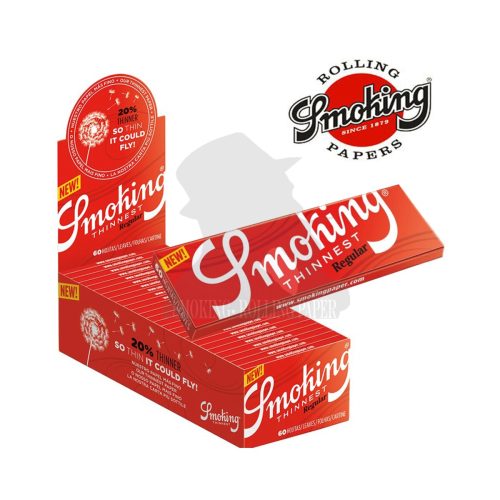 master-336 Χαρτάκια στριφτού Smoking Thinnest Regular 69 × 37 mm – 50 πακετάκια των 60 φύλλων