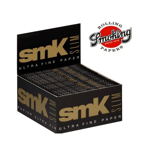 master-345 Χαρτάκια στριφτού Smoking SMK Ultra Fine King Size Slim – συσκευασία με 50 πακετάκια