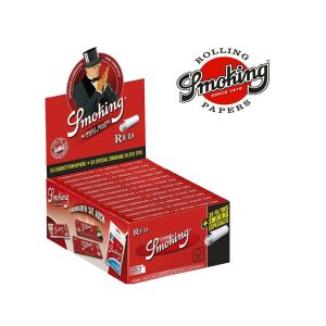 Χαρτάκια στριφτού Smoking Red King Size Slim με φίλτρα – συσκευασία με 24 πακετάκια