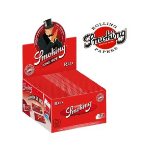 Χαρτάκια στριφτού Smoking Red King Size Slim – συσκευασία με 50 πακετάκια