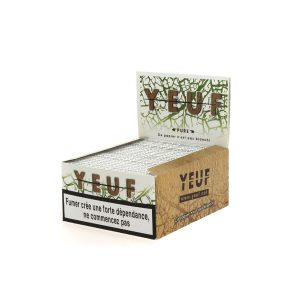Χαρτάκια στριφτού YEUF Pure King Size – συσκευασία με 50 πακετάκια