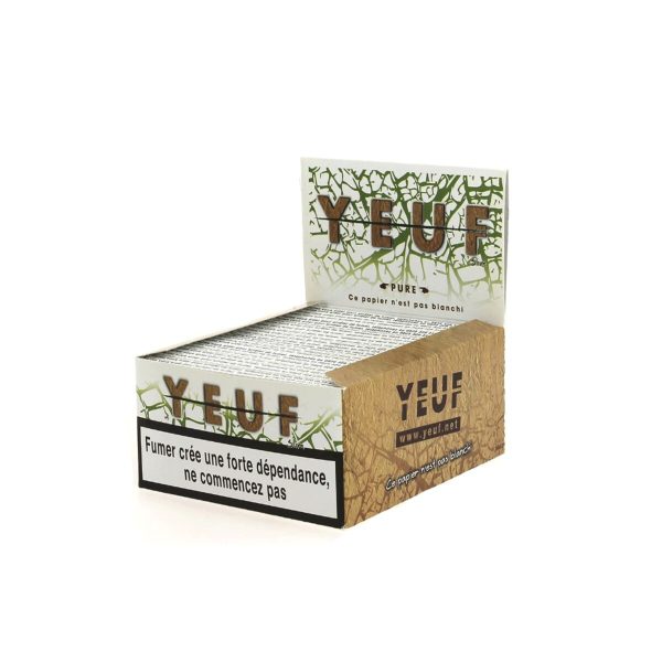 master-355 Χαρτάκια στριφτού YEUF Pure King Size – συσκευασία με 50 πακετάκια