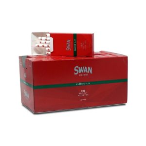 Φιλτράκια Swan Red Classic Slim Poppa Tips 6 mm – 20 συσκευασίες των 120 φίλτρων