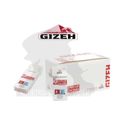 master-37 Φιλτράκια Gizeh Extra Slim Pop-Up 5,5 mm – 20 θήκες των 126 φίλτρων