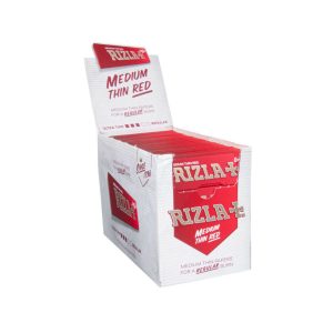 Χαρτάκια στριφτού Rizla Red Regular – συσκευασία με 100 πακετάκια
