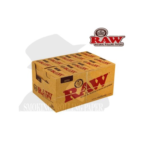 master-390 Φιλτράκια RAW Slim 6 mm από καθαρό βαμβάκι – 10 συσκευασίες των 120 φίλτρων