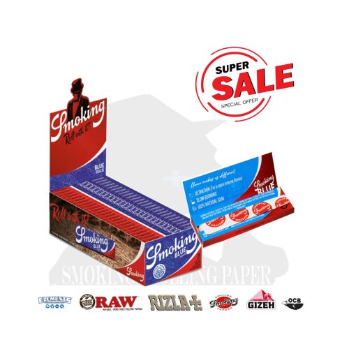 master-4 Χαρτάκια στριφτού Smoking Blue Tree Free Regular – συσκευασία με 50 πακετάκια