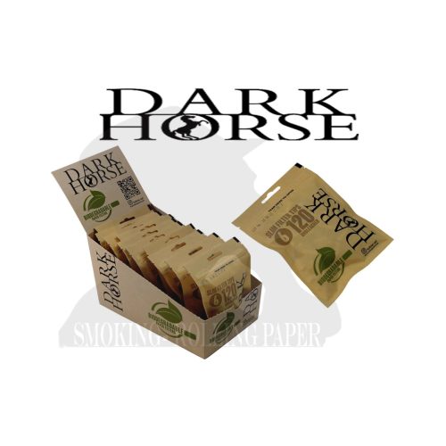 master-50 Φιλτράκια Dark Horse Slim 6 mm βιολογικά, αλεύκαστα και βιοδιασπώμενα – 10 σακουλάκια των 120 φίλτρων