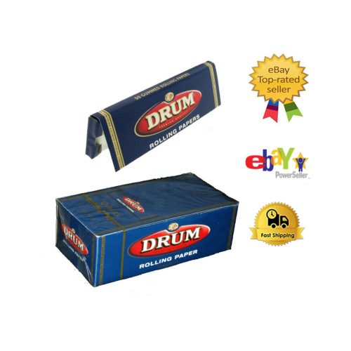 Χαρτάκια στριφτού Drum Blue Regular – συσκευασία με 50 πακετάκια