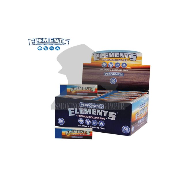 Χάρτινα τζιβανάκια Elements Wide Slim με διάτρηση – 50 μπλοκάκια
