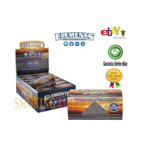 master-70 Χαρτάκια στριφτού σε ρολό Elements Rolls King Size Slim – 24 ρολά